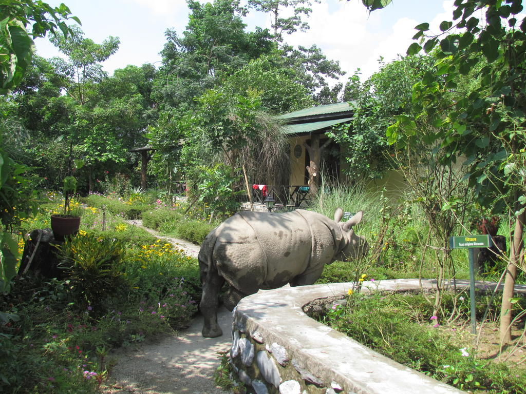 Chitwan Gaida Lodge โซราฮา ภายนอก รูปภาพ